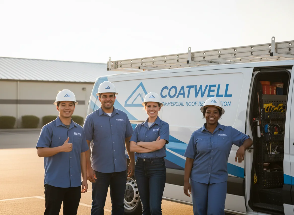 Commercial roof coating company in Andover, KS